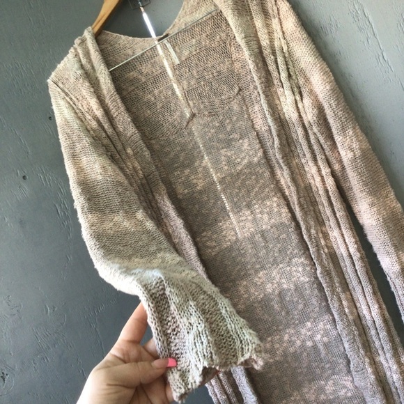 Free People Free Spirit Cardigan Duster Sweater Size - Picture 4 of 9